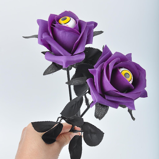 Title 33, Halloween Devils Eye Black Rose Twig Cutting P...