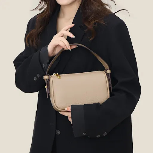 Title 6, Womens Leather Handbag First Layer Leather Fas...