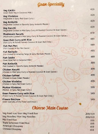 Uptown- Multi Cuisine Restaurant, Pub & Sports Bar menu 1