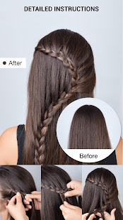 School Hairstyles Step By Step, Braiding Hairstyle 1.1.3 APK + Mod (Free purchase) for Android