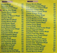 Singh's Maggi menu 1