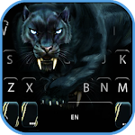 Cover Image of Herunterladen Scary Black Panther Keyboard Theme 1.0 APK