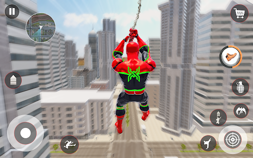 Super Rope Man hero: grand crime Simulator