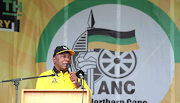 President Cyril Ramaphosa at the provincial launch of the people's manifesto at Galeshewe Stadium in the Northern Cape on February 2 2019 
