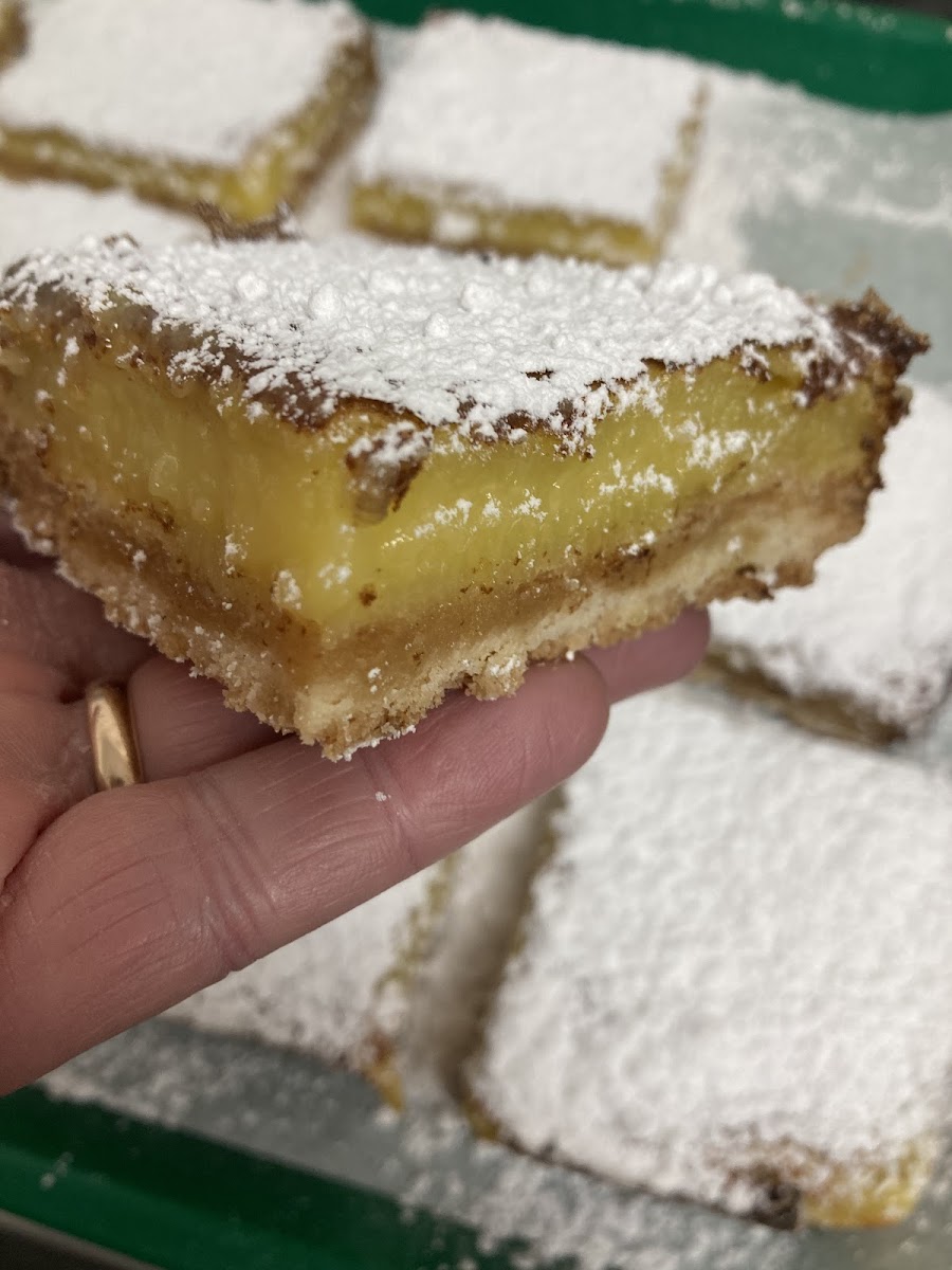 Gluten free lemon bars