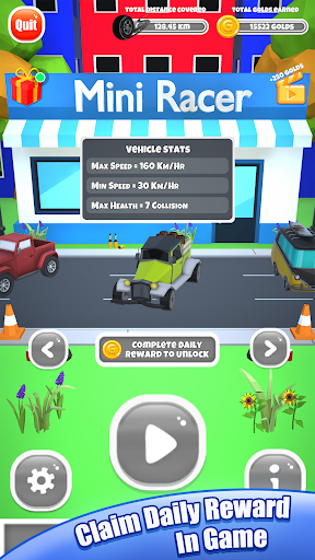 Screenshot Mini Racer: Endless Car Racing