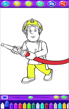 Firefighter Coloring Sam 2020のおすすめ画像1