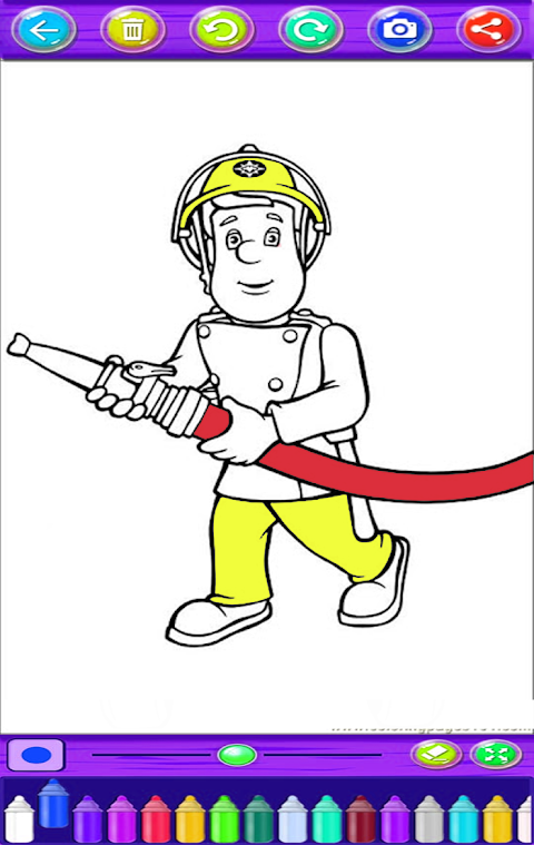 Firefighter Coloring Sam 2020のおすすめ画像1