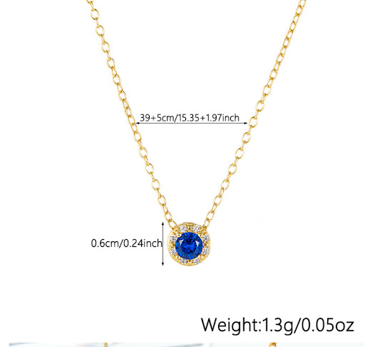 Title 1, 925 Silver Necklace Retro Simple Temperament Cl...