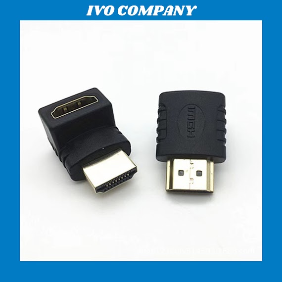 Đầu Chuyển Góc Vuông Hdmi Đực Cái 270 Độ - 90 Độ