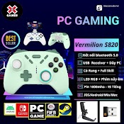 Tay Cầm Chơi Game Pc Vermilion S820 Full Box Co Rung, Tay Câm Chơi Game Fifa Online 4 Full Skill Tốt Hơn Tay Cầm Ps4