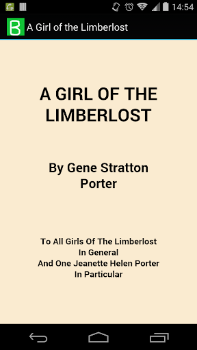 A Girl of the Limberlost