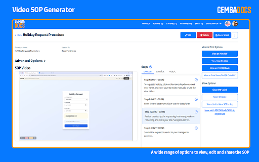 GembaDocs Screen Recorder screenshot 7