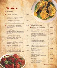 Nandhana Palace menu 2