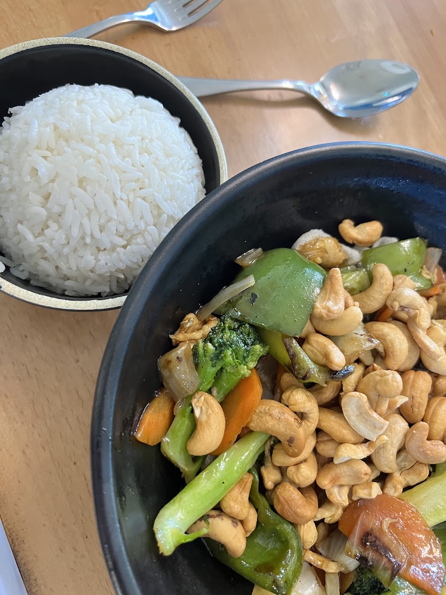 Cashew stir fry