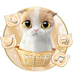 Cover Image of ดาวน์โหลด Cute Cartoon Cats Themes HD Wallpapers 3D icons 1.0 APK