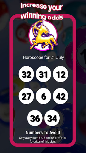 Screenshot Lucky Lotto Numbers