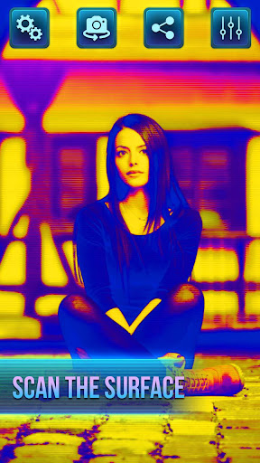 UV Flashlight Camera Simulator