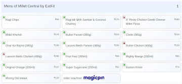 Millet Central by EatFit menu 