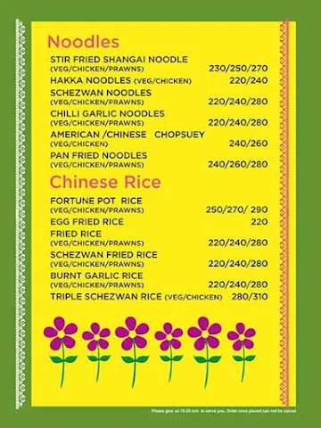 Pind Punjab menu 
