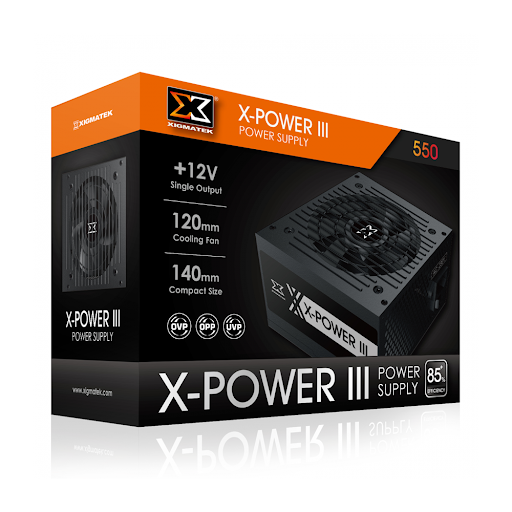 Nguồn máy tính XIGMATEK X-Power III 550 - 500W - 80 Plus