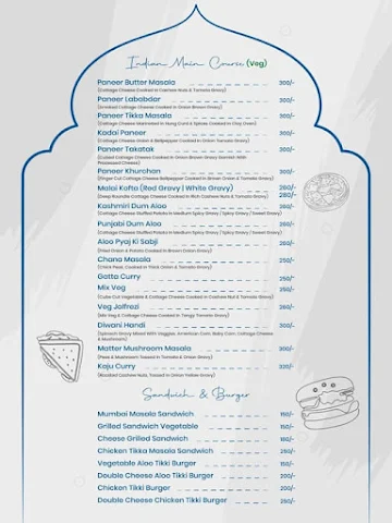 Monarca Foods menu 