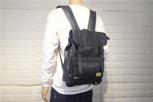 Title 2, New Mens Backpack Casual College Style Portabl...