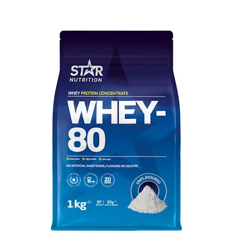 Star Nutrition Whey 80 1kg - Natural