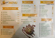 Juice Bar menu 1