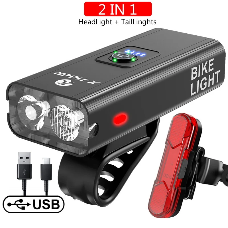 Title 3, Lanterna USB recarregável à prova dágua para a...