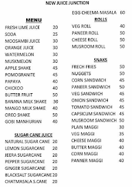 New Juice Junction menu 1