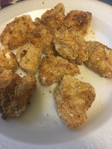 This was one of the most delicious & easy ways I've ever made homemade chicken nuggets! If you have an air fryer, this is a must-try!