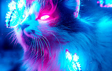 Cat digital art Wallpapers New Tab small promo image