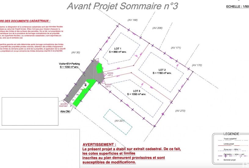  Vente Terrain à bâtir - à Balma (31130) 