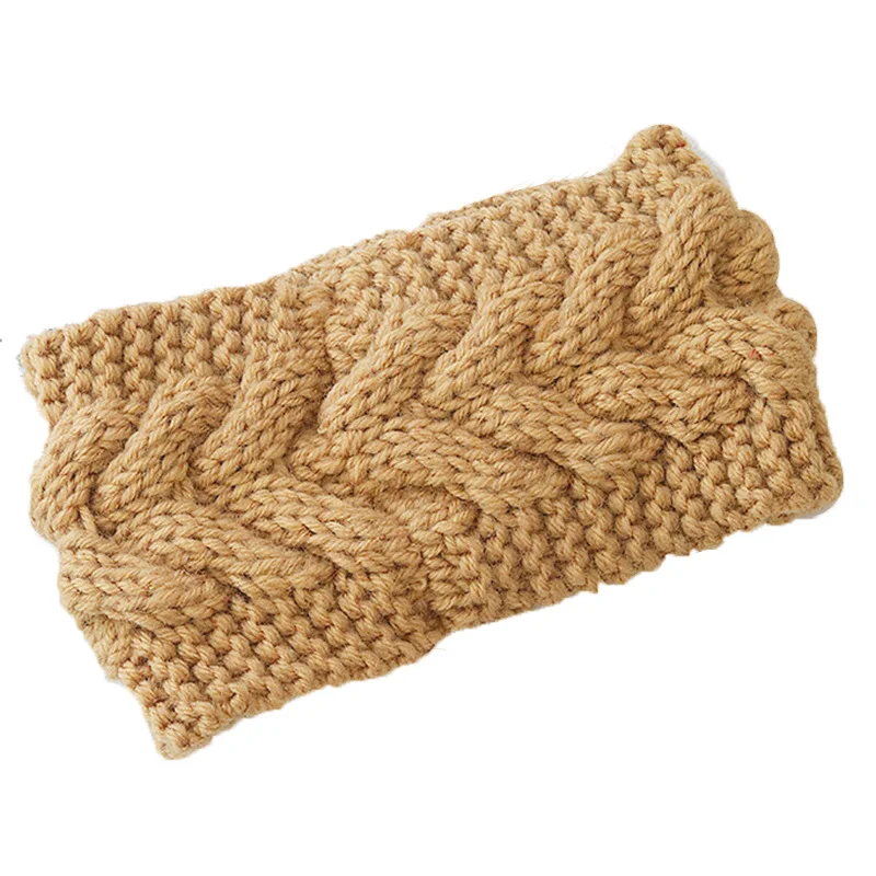 Süßes, mädchenhaftes Stirnband aus Strickwolle für Damen Haaraccessoires Wärmendes Accessoire für kalte Tage Stilvoll und bequem