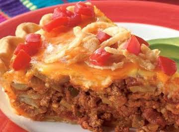 Cheese-Topped Taco Pie