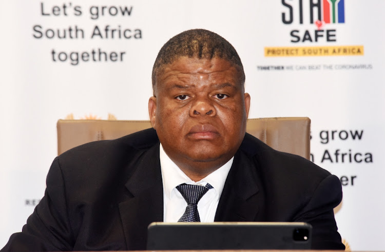 Deputy minister of water and sanitation David Mahlobo.