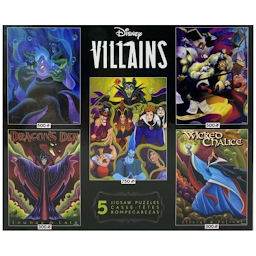 5 in 1 Multipack Jigsaw Puzzle - Disney Villains