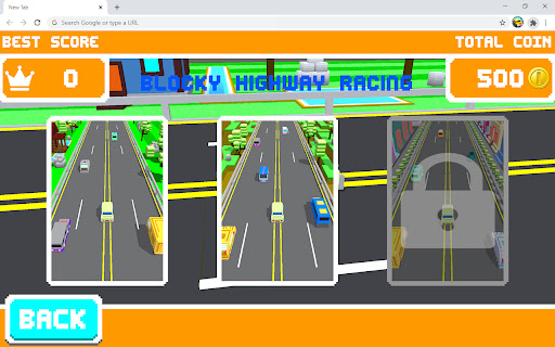 Blocky Highway Racing Game