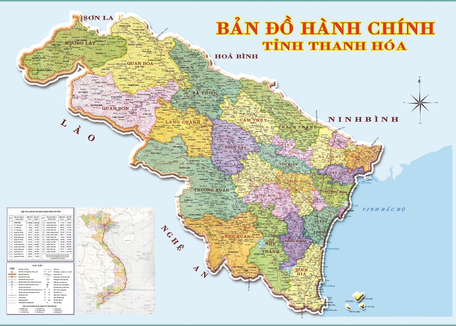 Tỉnh đông dân nhất, có thành phố nhỏ nhất Việt Nam