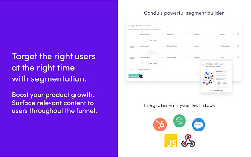 Candu for Chrome: Launch Product Experiences