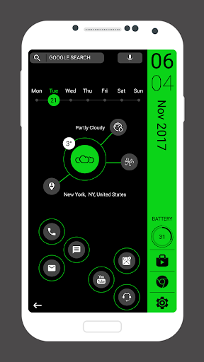 Strip Launcher 2019 - Theme