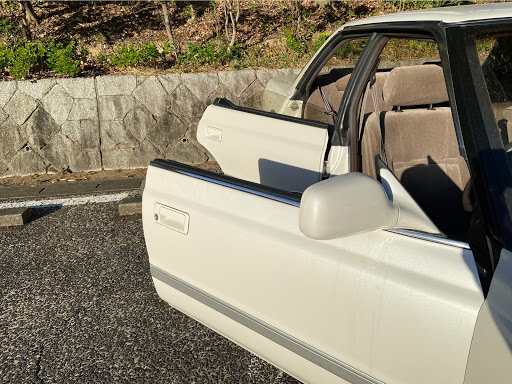 GX71マークII Old car] GX71 Mark II sedan fully armed with late red head x
