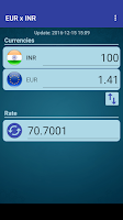 Euro x Indian Rupee Screenshot