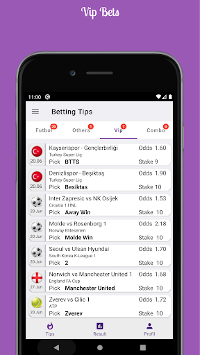 Screenshot Betting Tips