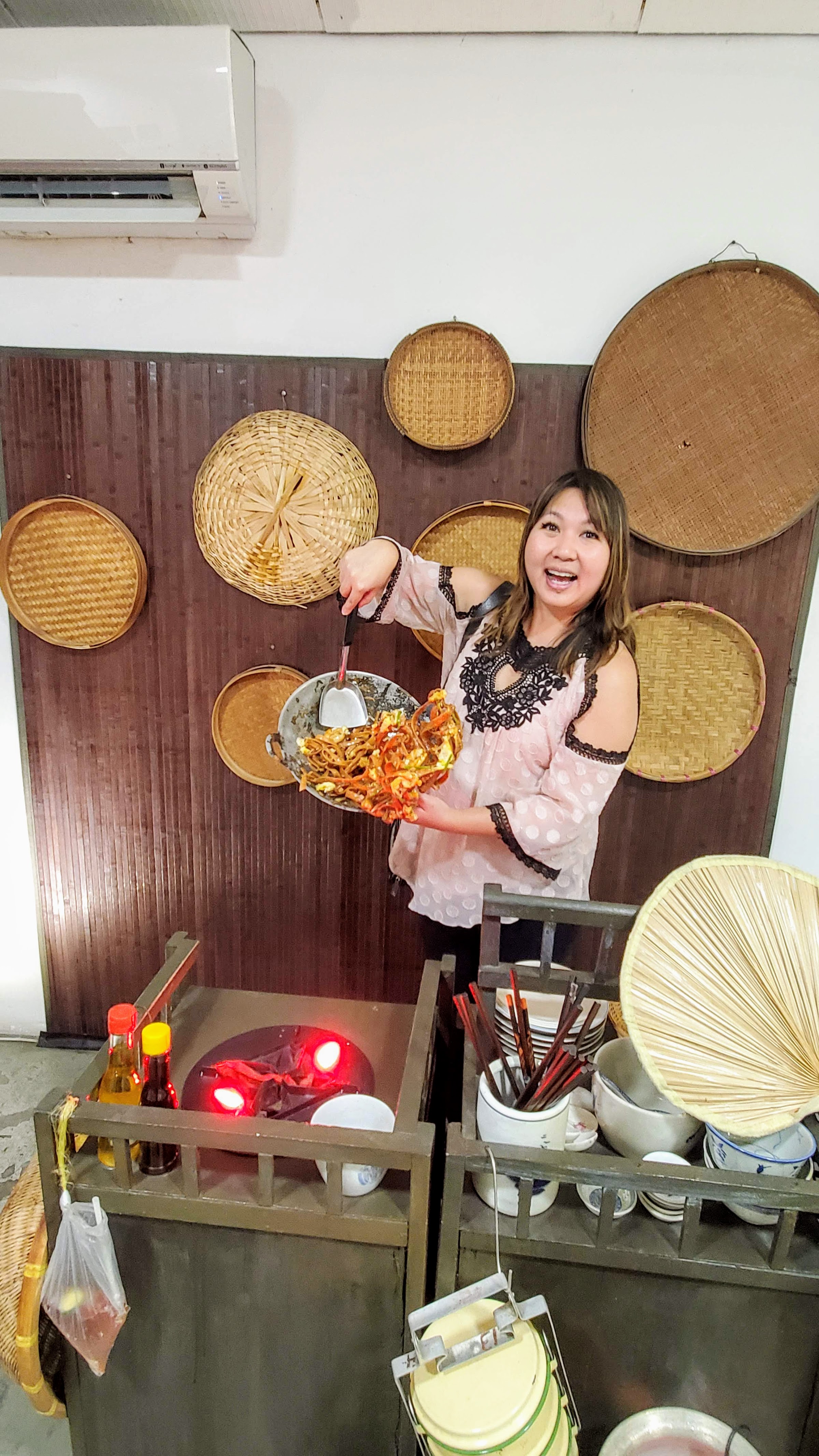 Food Highlights of Penang: food at a display at the Wonderfood Museum