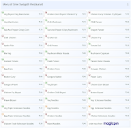 Sree Swagath Restaurant menu 1