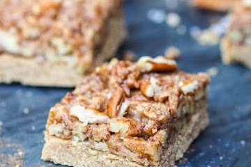 Coffee Pecan Pie Bars