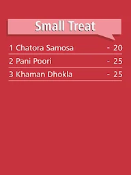 Chatora Singh menu 3