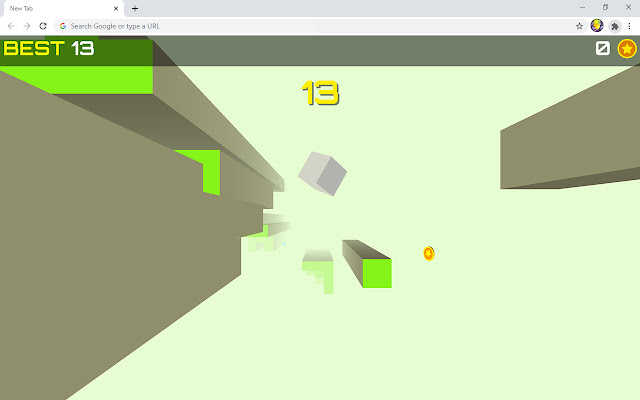 Free Fall 3D Game chrome extension